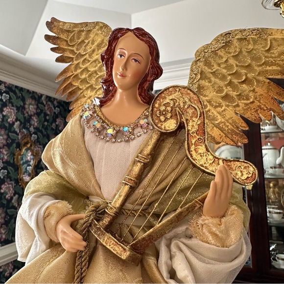 Balsam Hill large Christmas tree topper angel - Picture 4 of 5